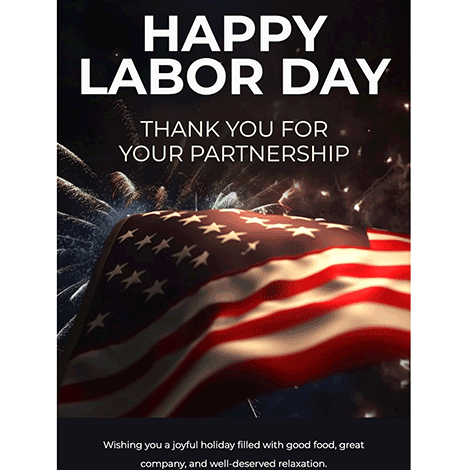 Labor Day Thank You For Your Partnership Business eCard